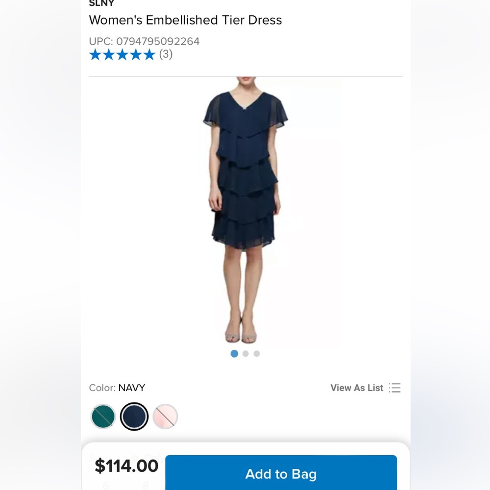 Navy Dress - Picture 4 of 4